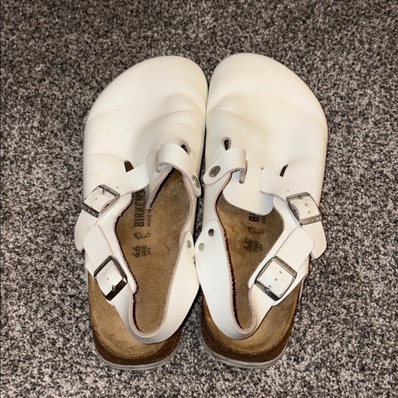 Birkenstock Tokio Super Grip Leather in White main image 10